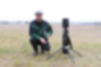 carsten brinkschulte with silvaguard drone