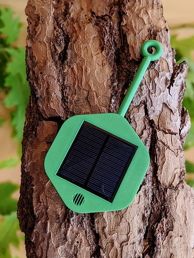 Dryad Wildfire Sensor, Solar-powered, Supercapacitor, Bosch BME 688, Gas Sensor, Air quality, Hydrogen, Carbon Dioxide, Carbon Monoxide, Temperature, Humidity, Air Pressure, Artifical Intelligence, Machine Learning, LoRaWAN, Wireless